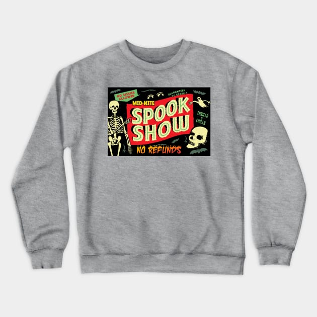 Spook Show Crewneck Sweatshirt by David Hurd Designs